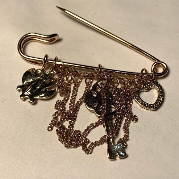 Vintage 80s Pin Brooch - Picture 4 of 6